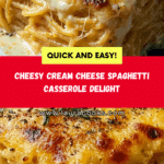 Baked Cream Cheese Spaghetti Casserole Recipe