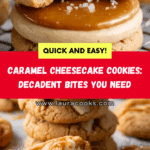 Caramel Cheesecake Cookies Recipe