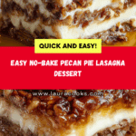 THE BEST PECAN PIE LASAGNA RECIPE