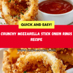mozzarella stick onion rings Recipe