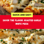 Roasted Garlic White Chicken Pizza Recipe
