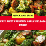 Sheet Pan Honey Garlic Kielbasa, Potatoes, and Broccoli Recipe