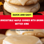 Maple cookies with maple icing Recipe