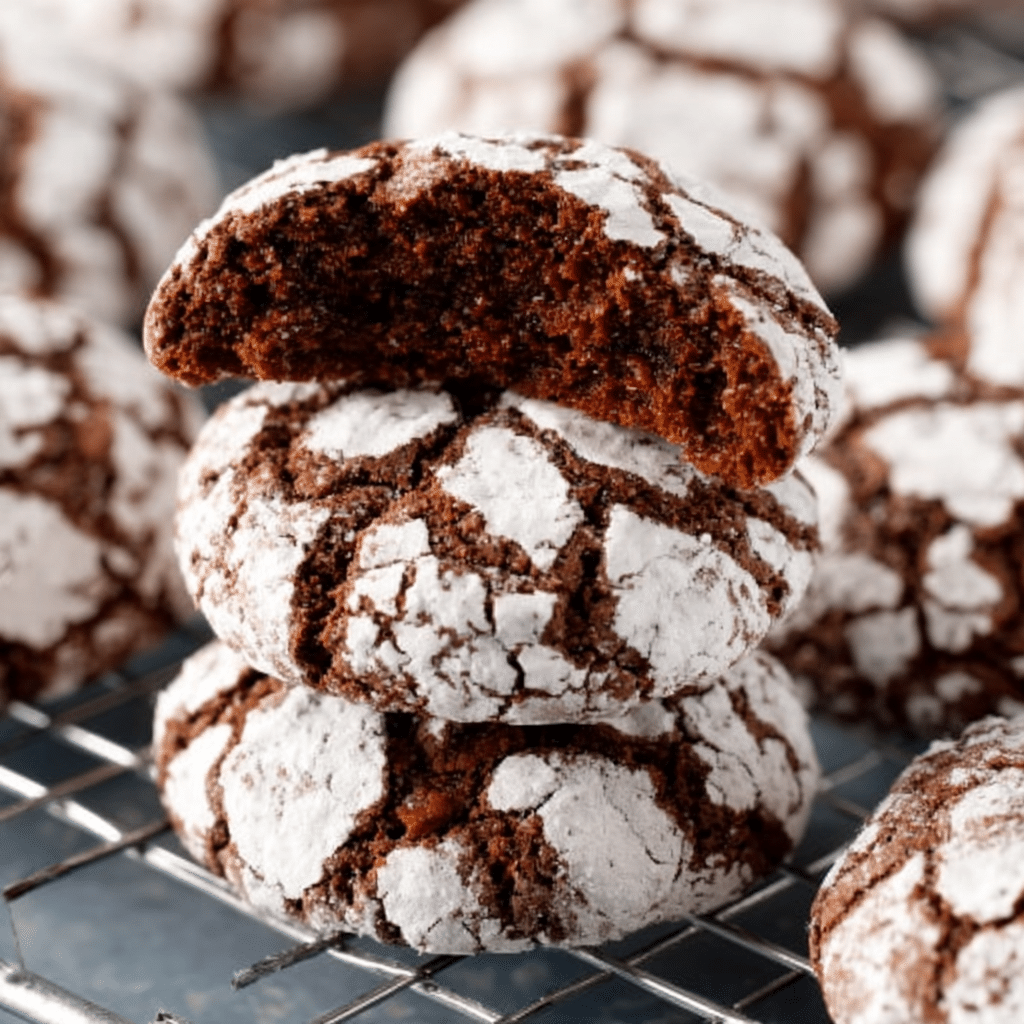 Chocolate Crinkle Cookies Recipe - Recipe Image