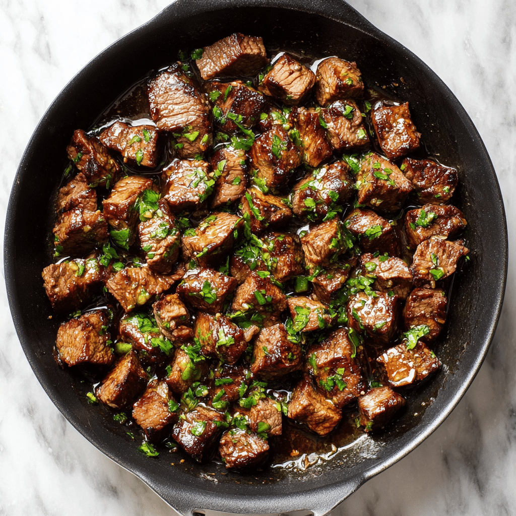 Garlic Butter Steak Bites Recipe - Recipe Image
