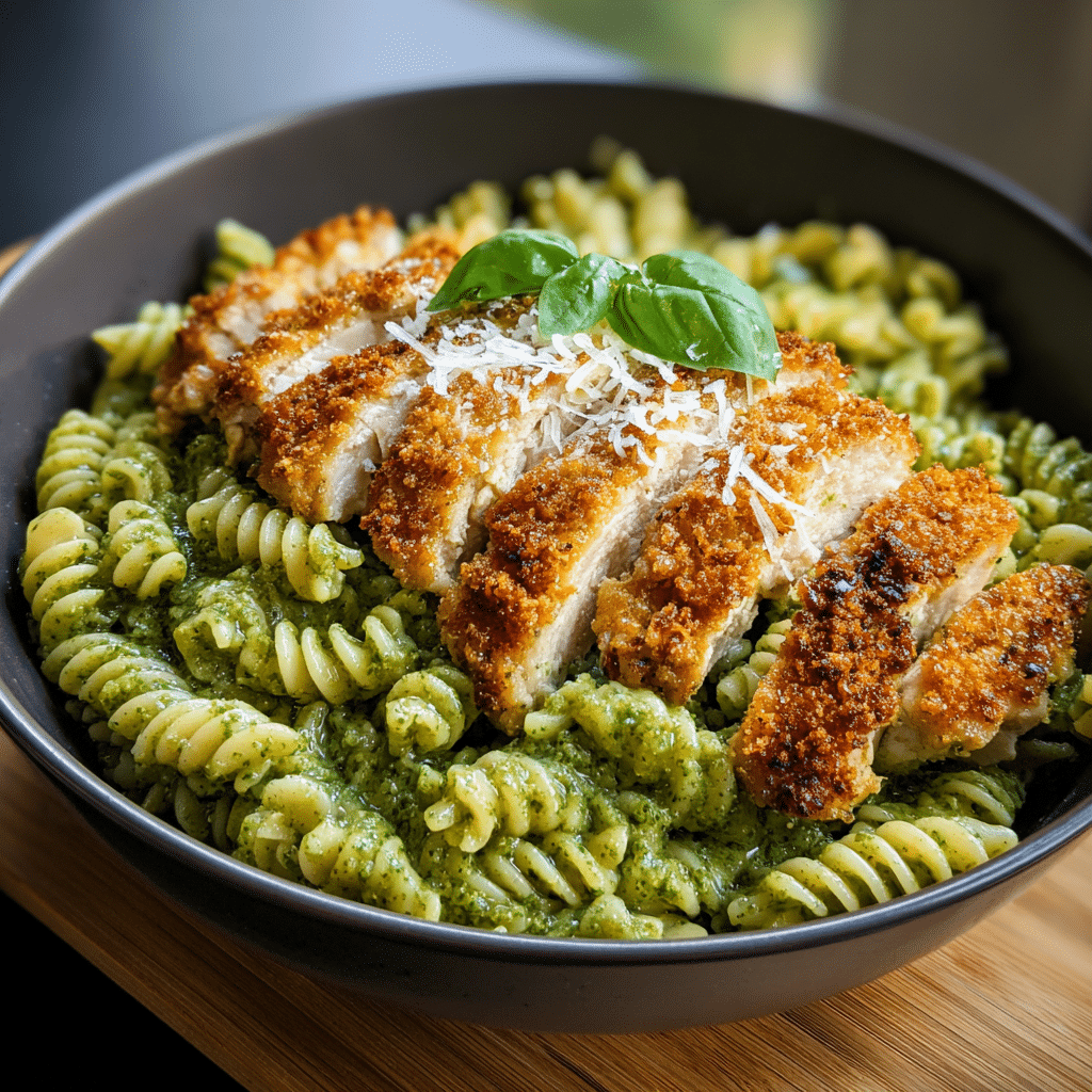 Slice the Chicken: Slice the crispy Parmesan chicken into thin strips Recipe - Recipe Image