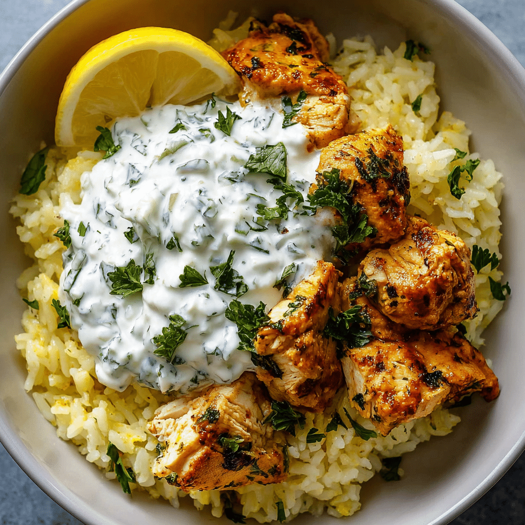 Easy Chicken Tzatziki Rice Bake Recipe - Recipe Image