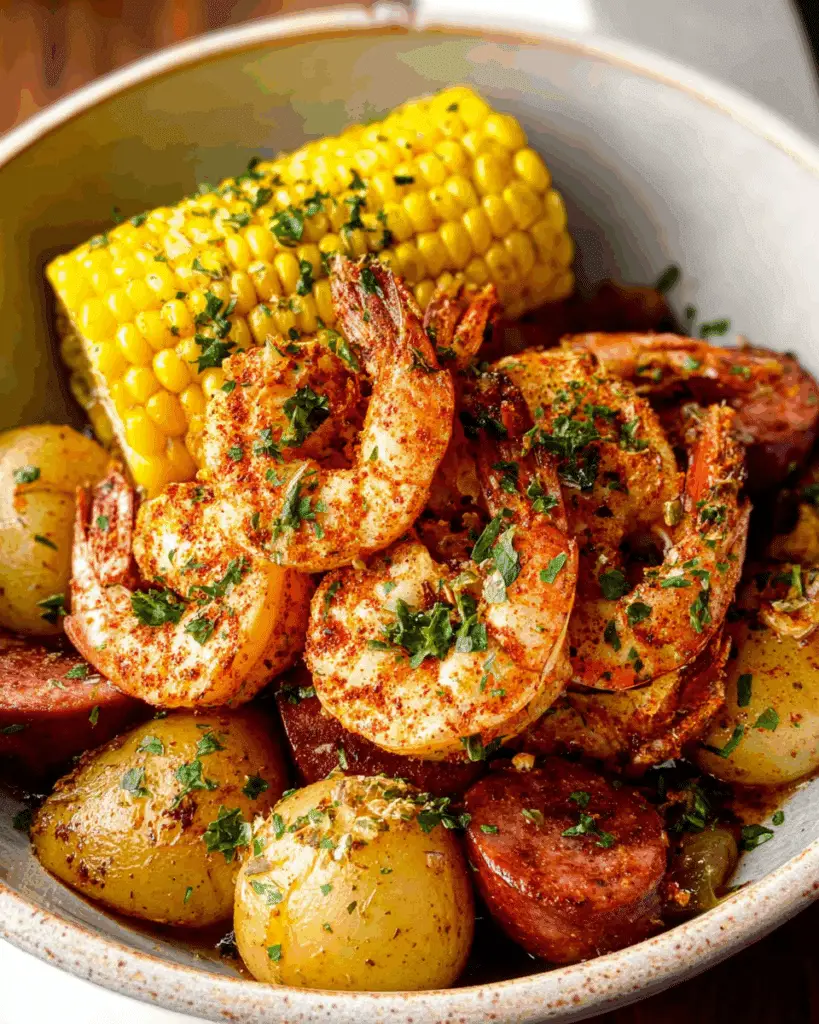 Small Batch Florida OJ Shrimp Boil Ingredients Recipe