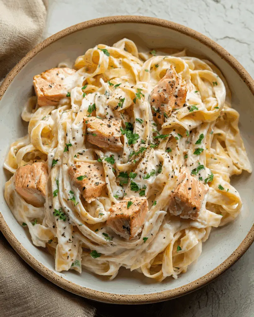 One Pot Creamy Salmon Pasta Recipe