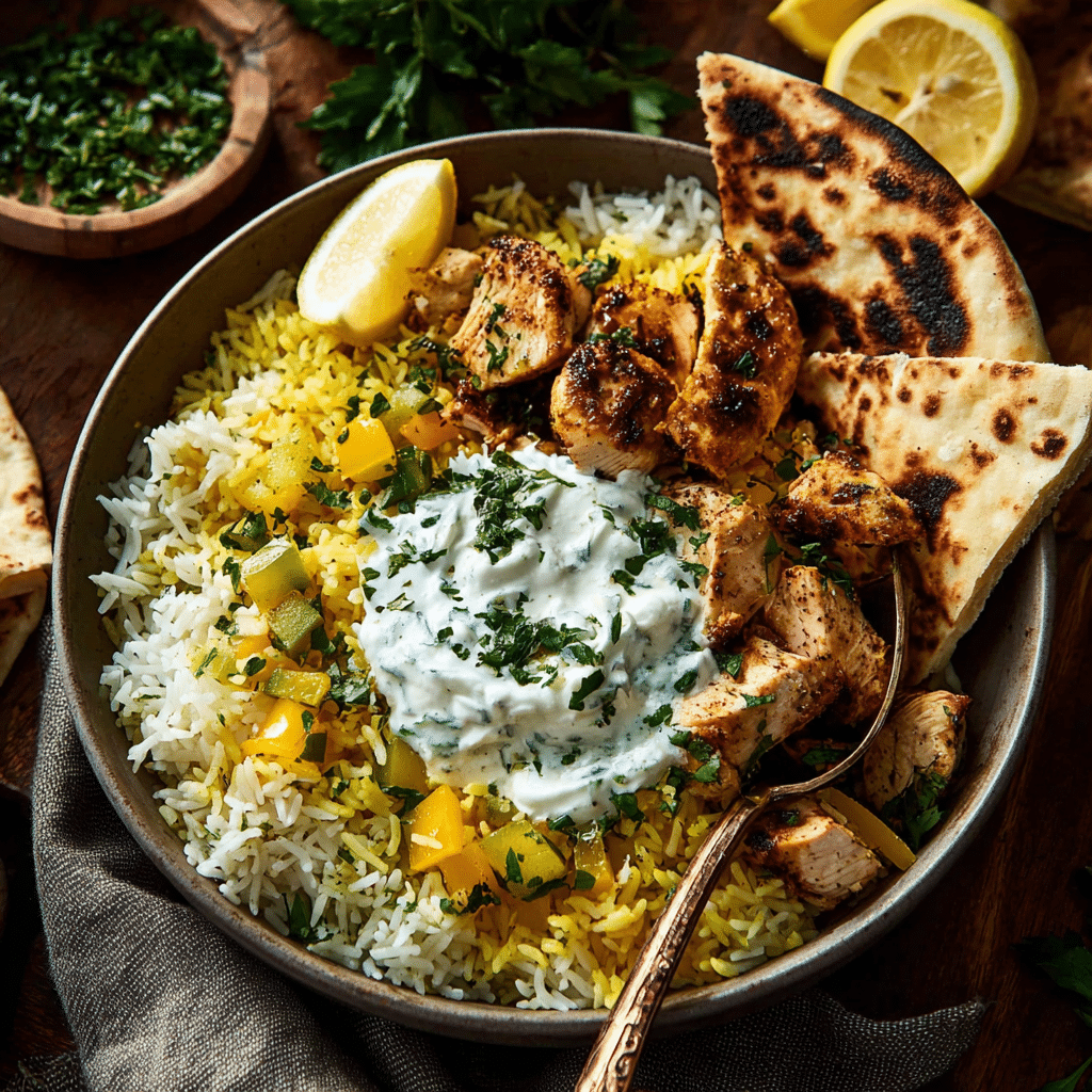 Easy Chicken Tzatziki Rice Bake Recipe - Recipe Image