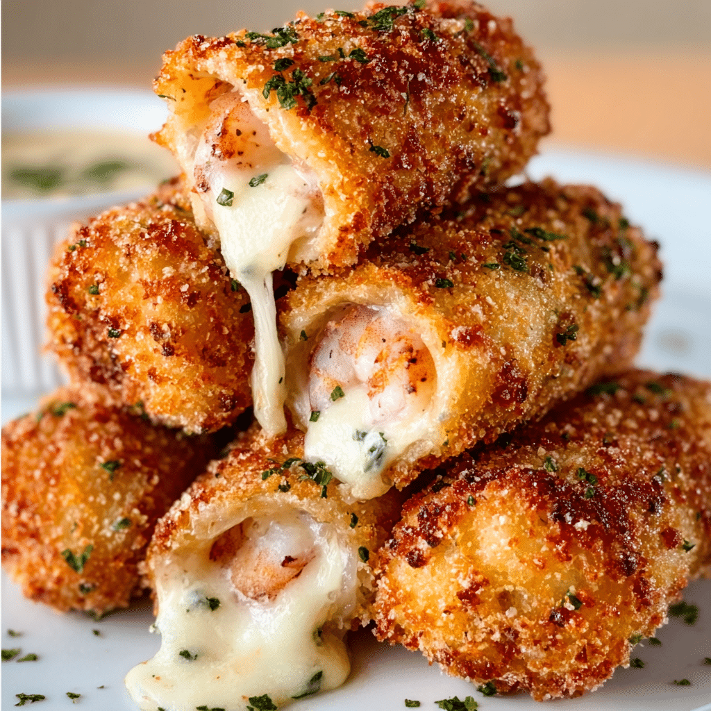 Shrimp Burrito Cheese Bites Recipe - Recipe Image
