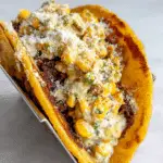 Street Corn Smash Burger Tacos Recipe