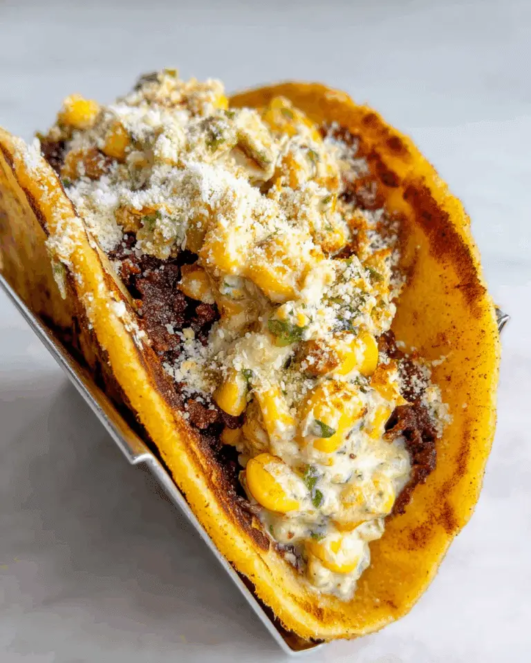 Street Corn Smash Burger Tacos Recipe