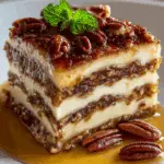 THE BEST PECAN PIE LASAGNA RECIPE