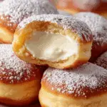 Golden Italian Custard Bomboloni Recipe