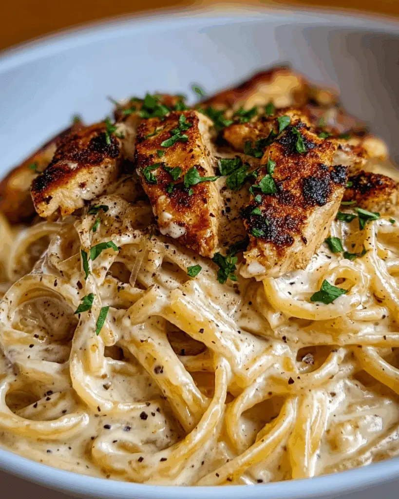 Cowboy Butter Chicken Pasta Linguine Recipe