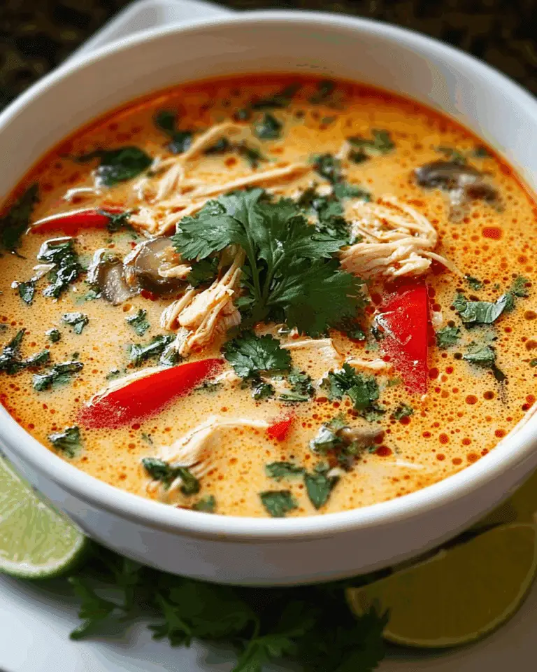 Crockpot Thai Coconut Chicken Soup Recipe