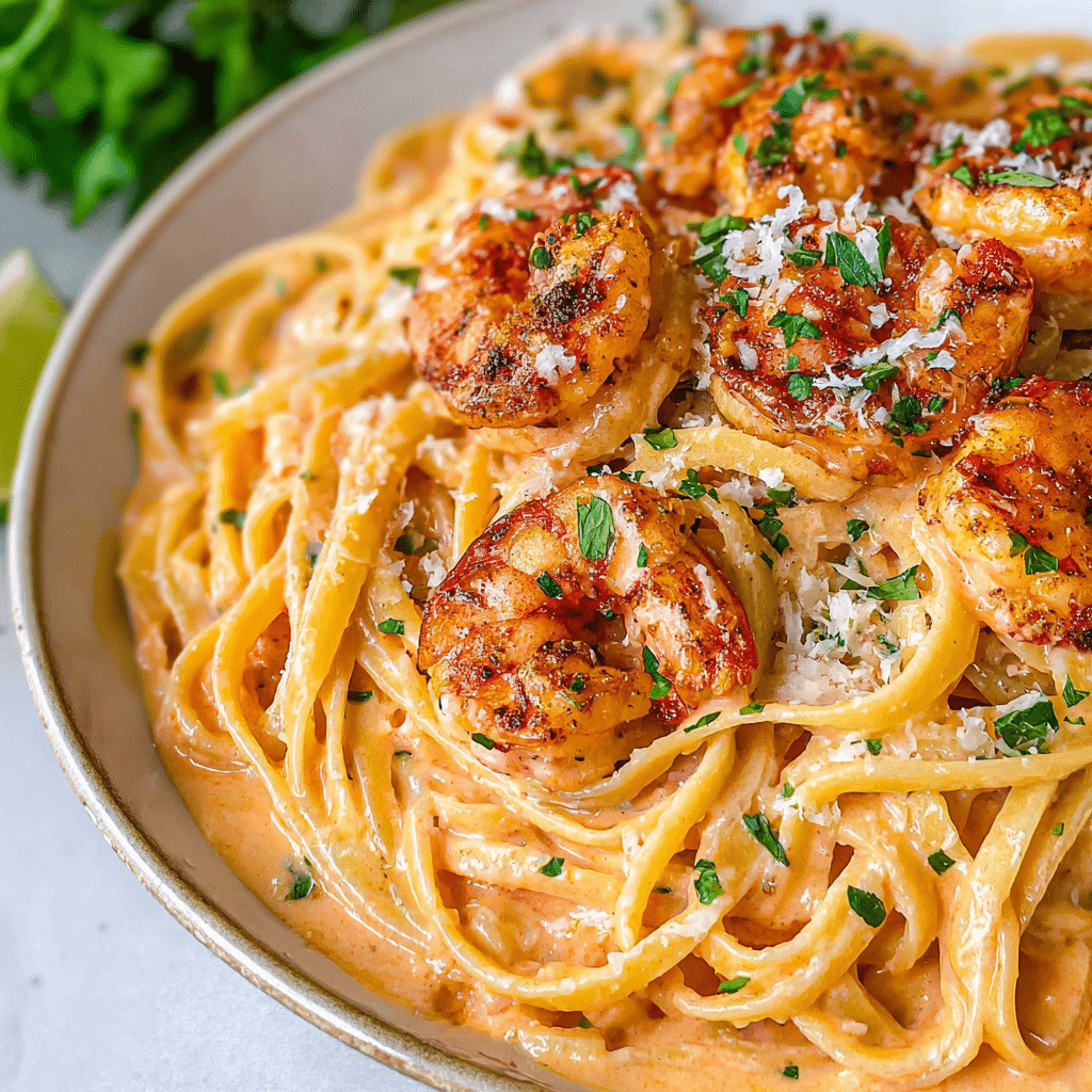 Cajun Shrimp Pasta Recipe - Recipe Image