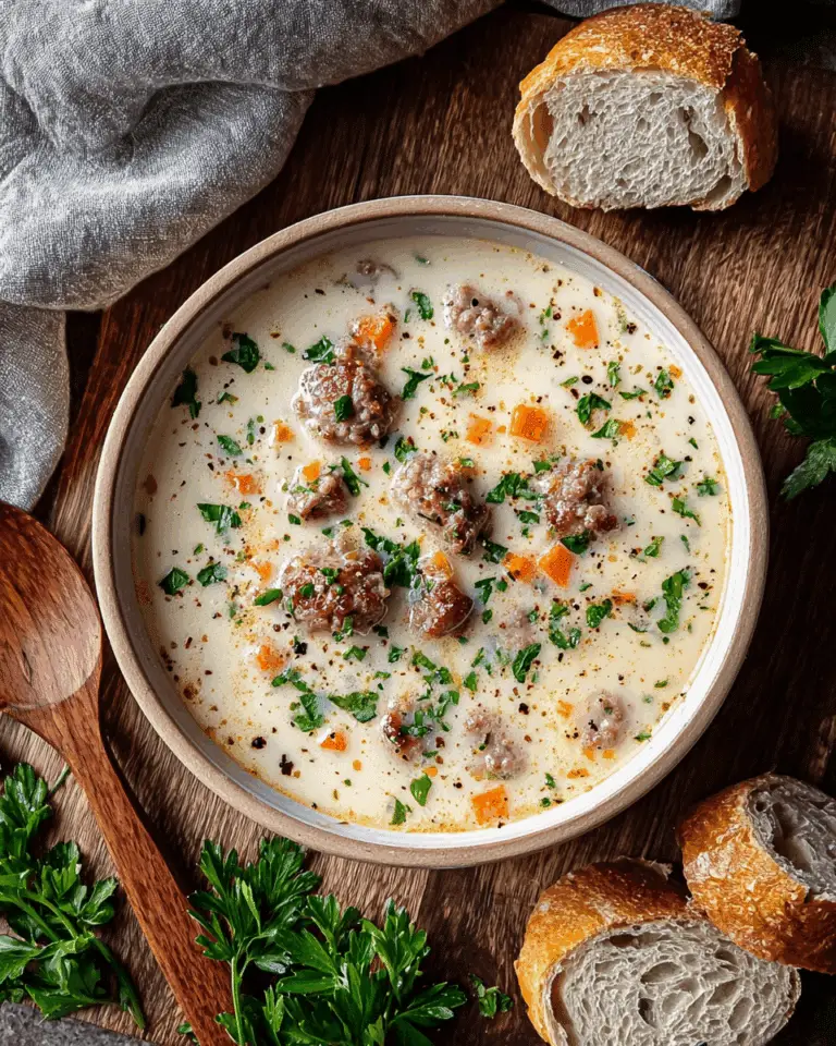 Cozy Italian Sausage and Potato Soup – Easy & Hearty! Recipe
