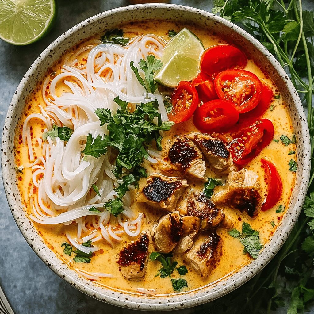 EASY THAI CHICKEN SOUP Recipe - Recipe Image