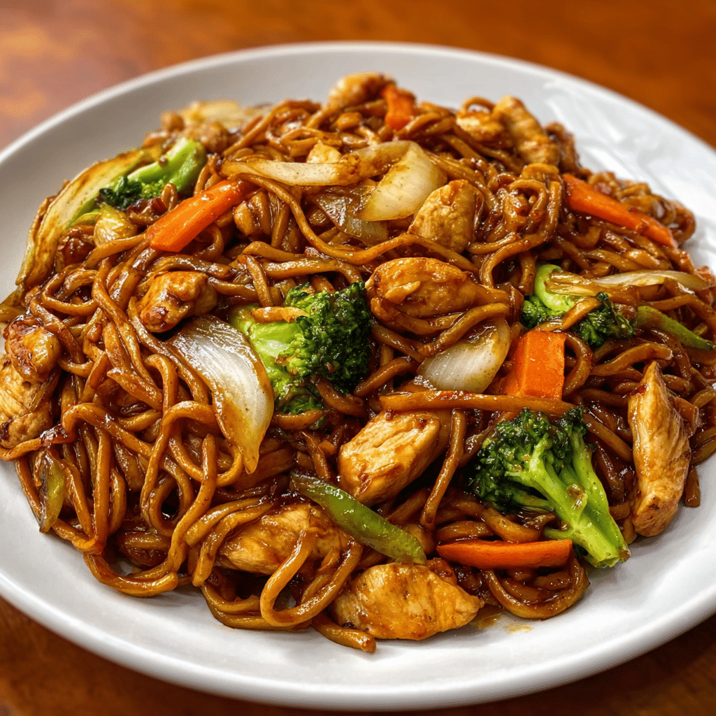 GARLIC CHICKEN LO MEIN Recipe - Recipe Image