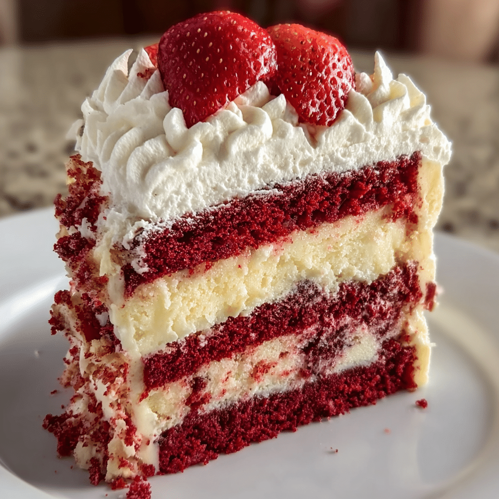 The Best Strawberry Earthquake Cake Recipe - Recipe Image