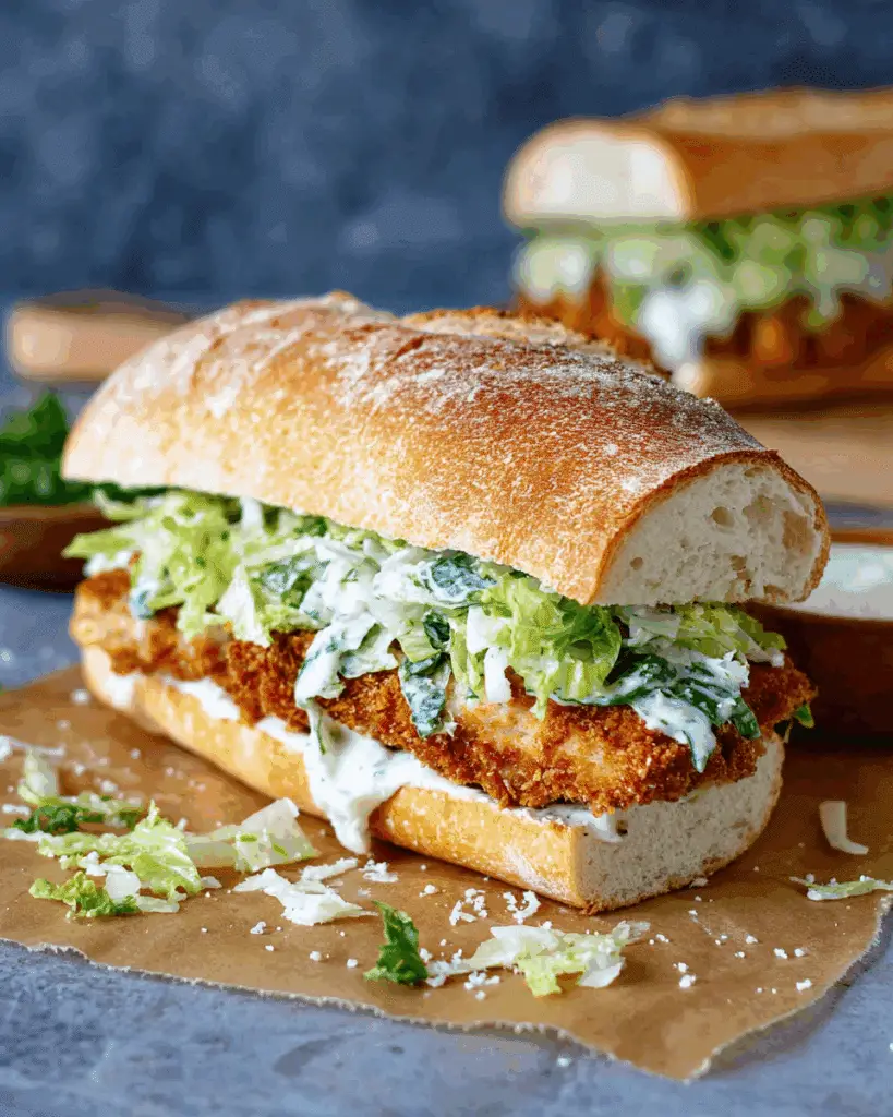 Crispy Chicken Caesar Sandwich Recipe
