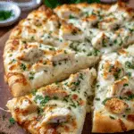 Roasted Garlic White Chicken Pizza Recipe