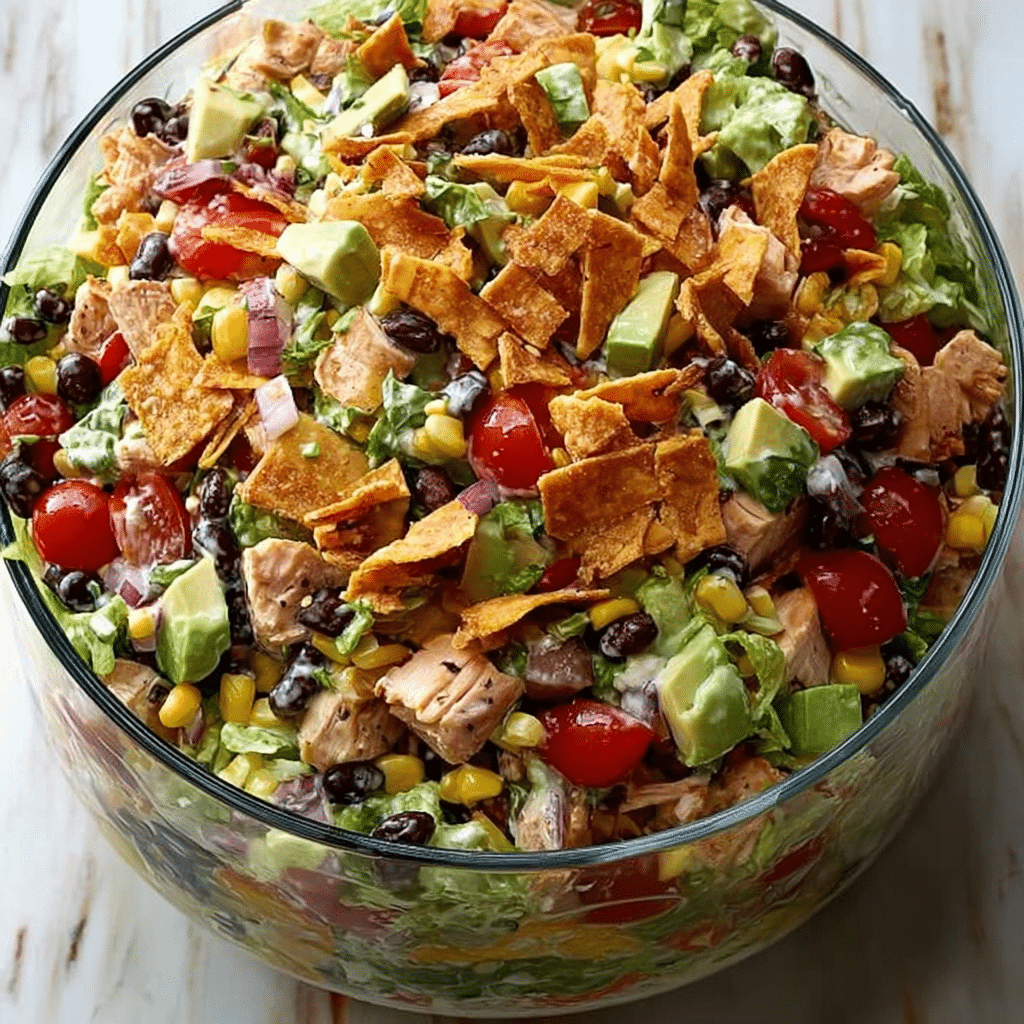 Tex-Mex Chopped Chicken Salad Recipe - Recipe Image