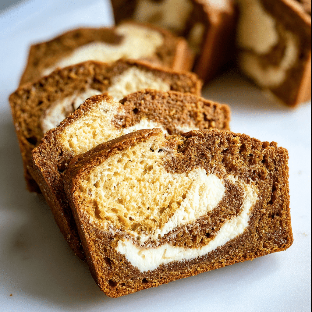 Pumpkin Cream Cheese Bread Recipe - Recipe Image