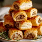 Savory French Onion Sausage Rolls Recipe