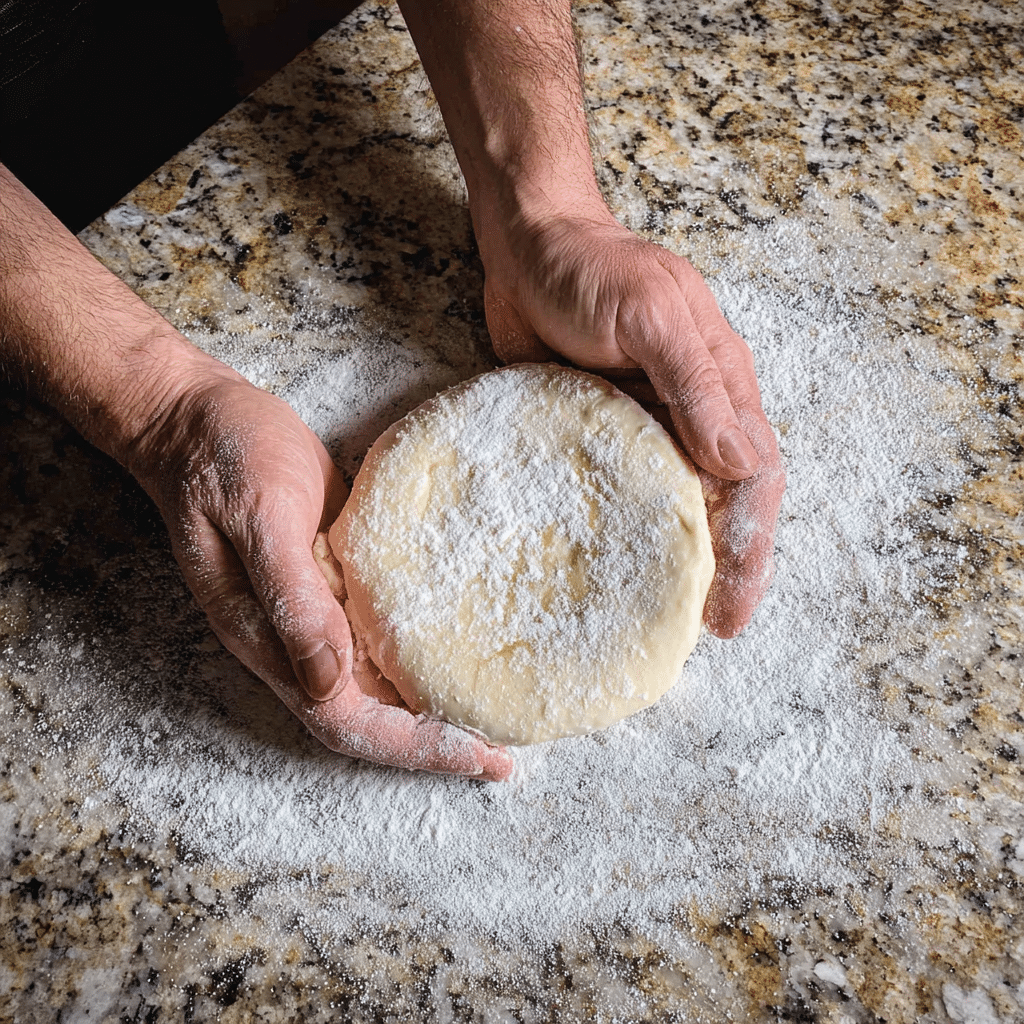 Homemade Pizza Dough (Crisp Outside, Soft Inside) Recipe - Recipe Image