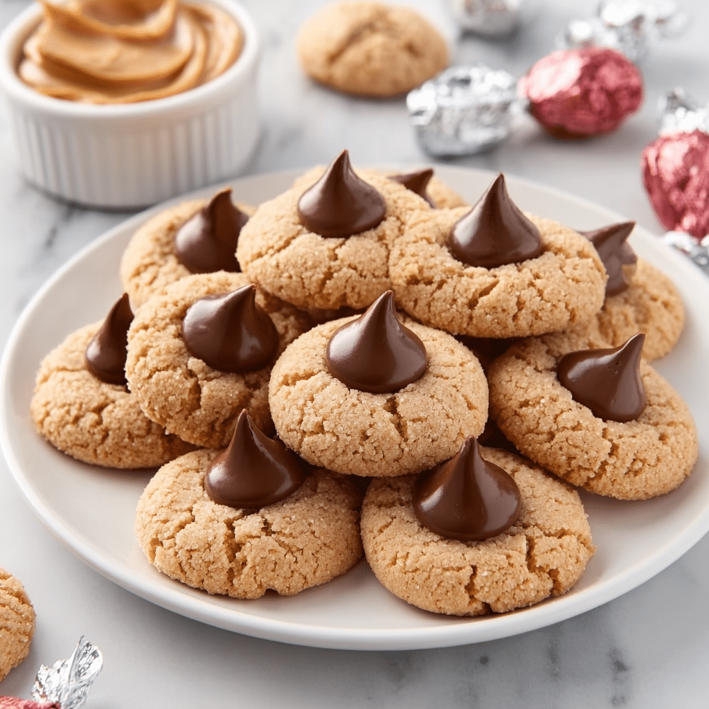 Peanut Butter Blossoms Recipe - Recipe Image