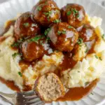 Slow Cooker Salisbury Steak Meatballs Recipe