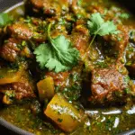 Mexican Beef Chile Verde Recipe is a must-try dish! Recipe