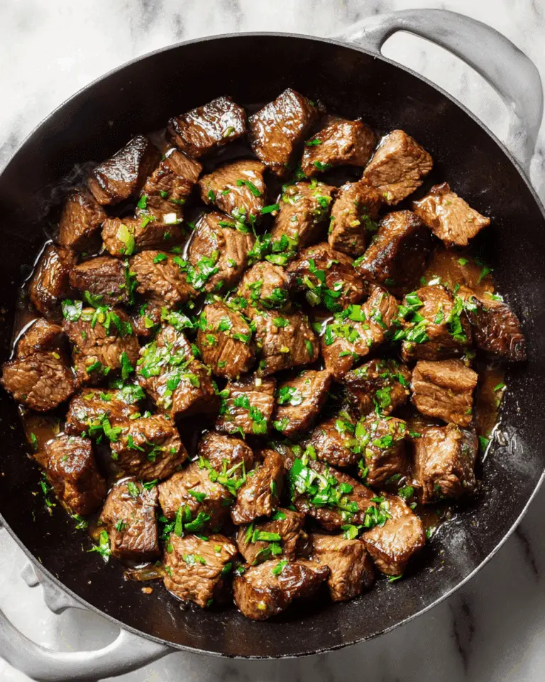 Garlic Butter Steak Bites Recipe