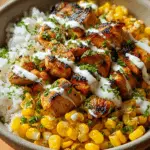 Delicious Street Corn Chicken Rice Bowl Recipe