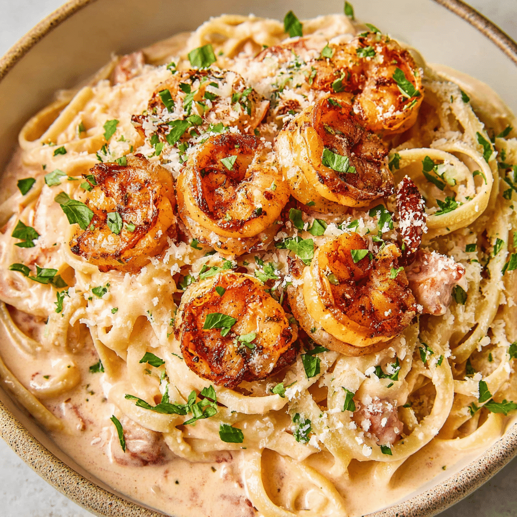 Cajun Shrimp Pasta Recipe - Recipe Image