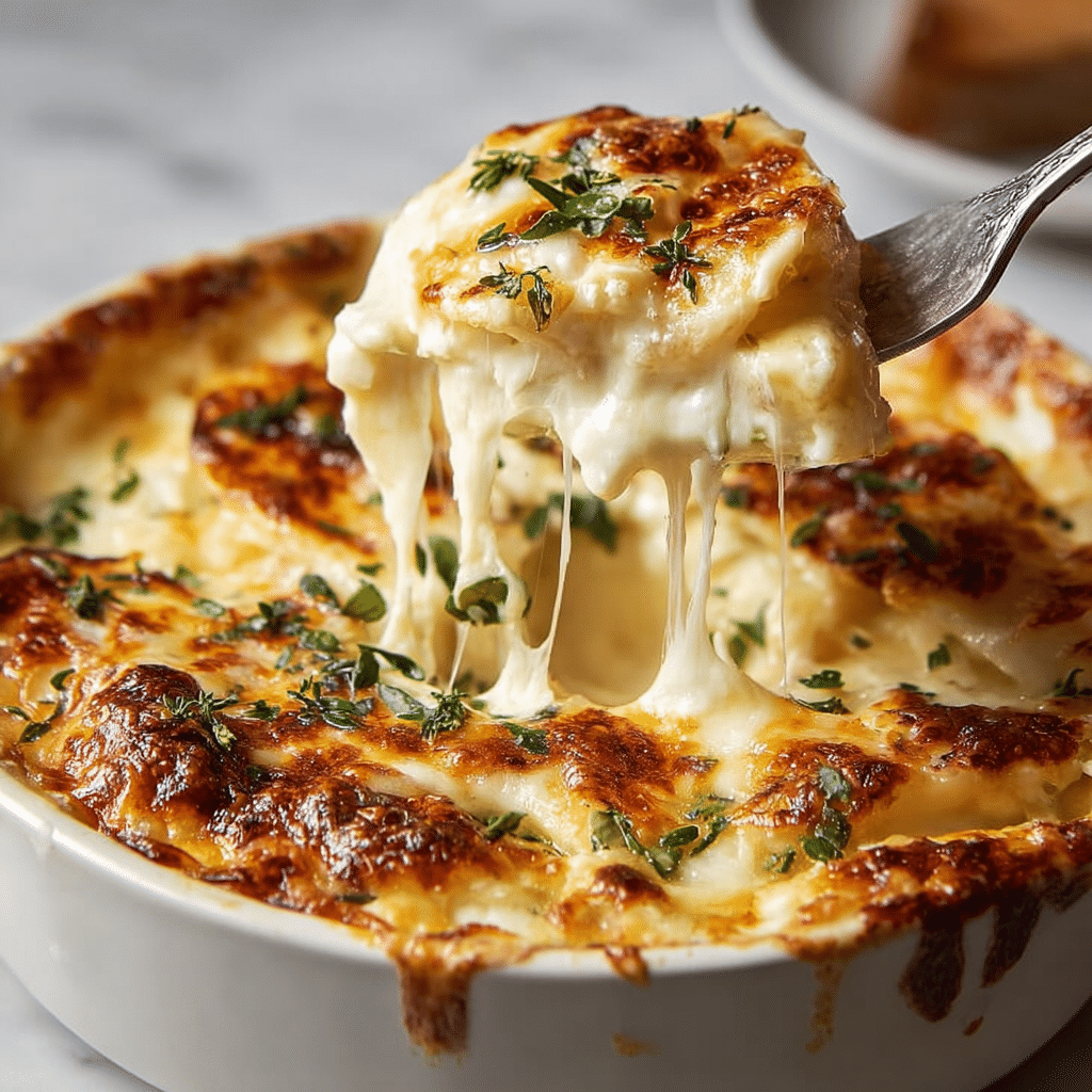 Pour the seafood mixture into a large baking dish Recipe - Recipe Image