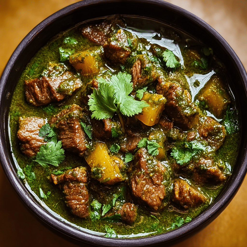 Mexican Beef Chile Verde Recipe is a must-try dish! Recipe - Recipe Image