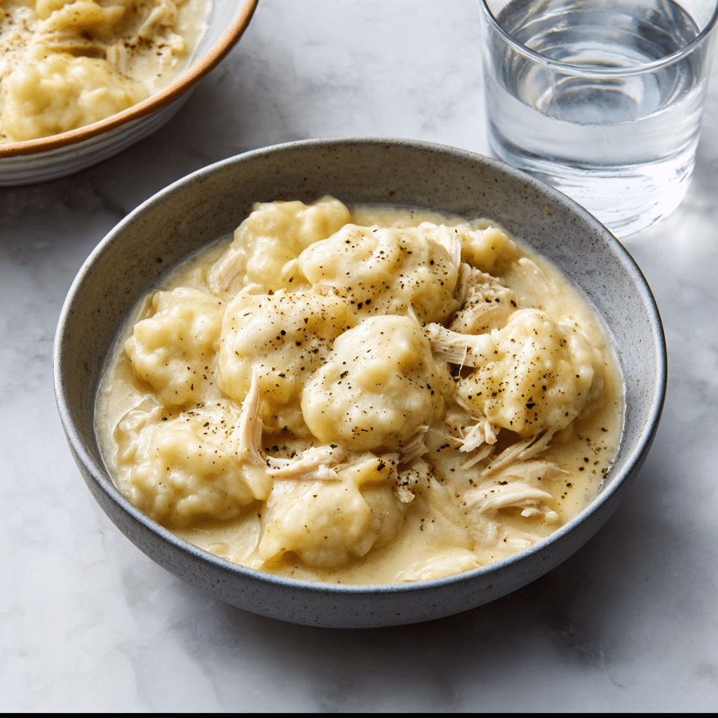 Old-Fashioned Chicken and Dumplings Recipe - Recipe Image