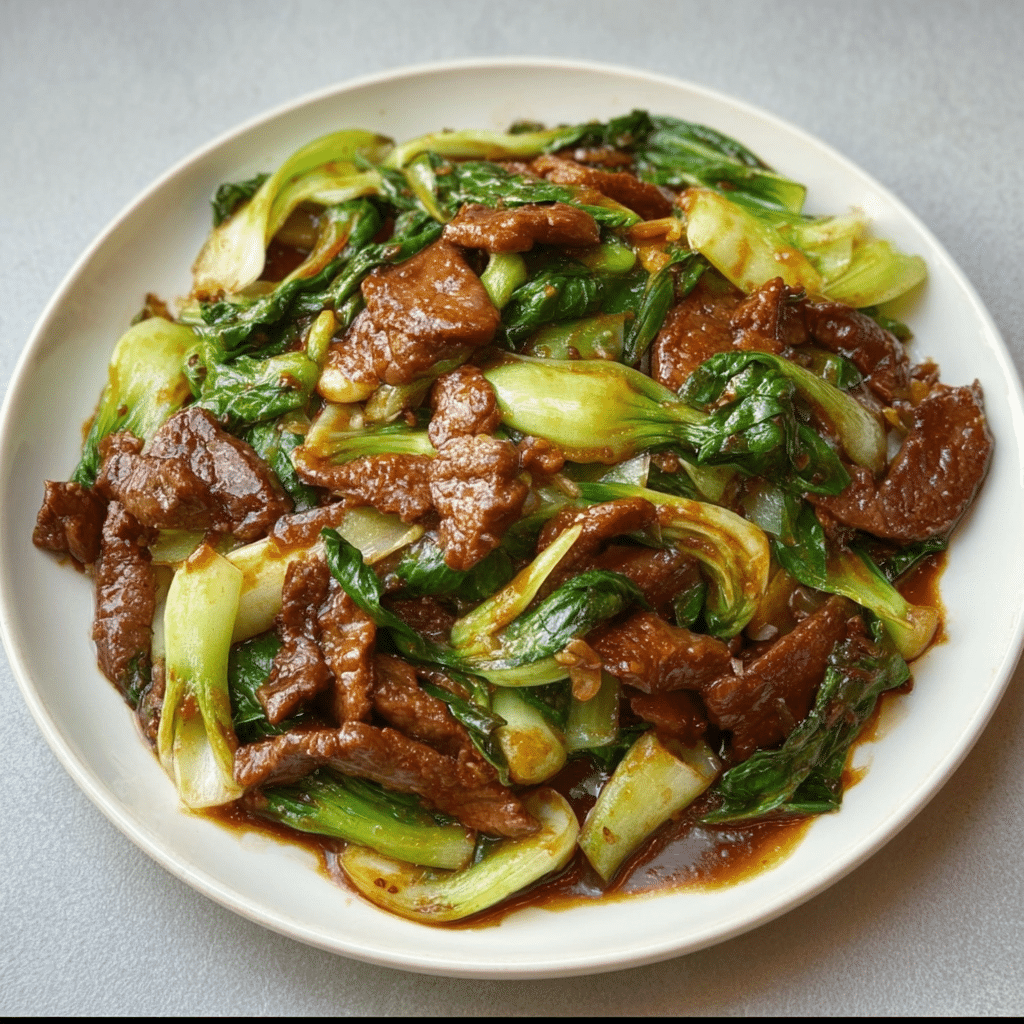 Beef Bok Choy Stir-Fry Recipe - Recipe Image