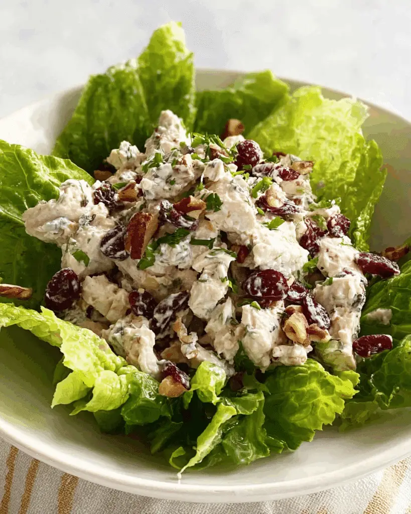 The Best Cranberry Pecan Chicken Salad Recipe