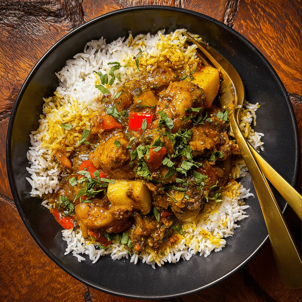 Authentic Jamaican Curry Chicken Recipe - Recipe Image