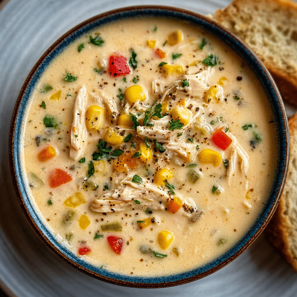 Crockpot Chicken Corn Chowder Recipe - Recipe Image
