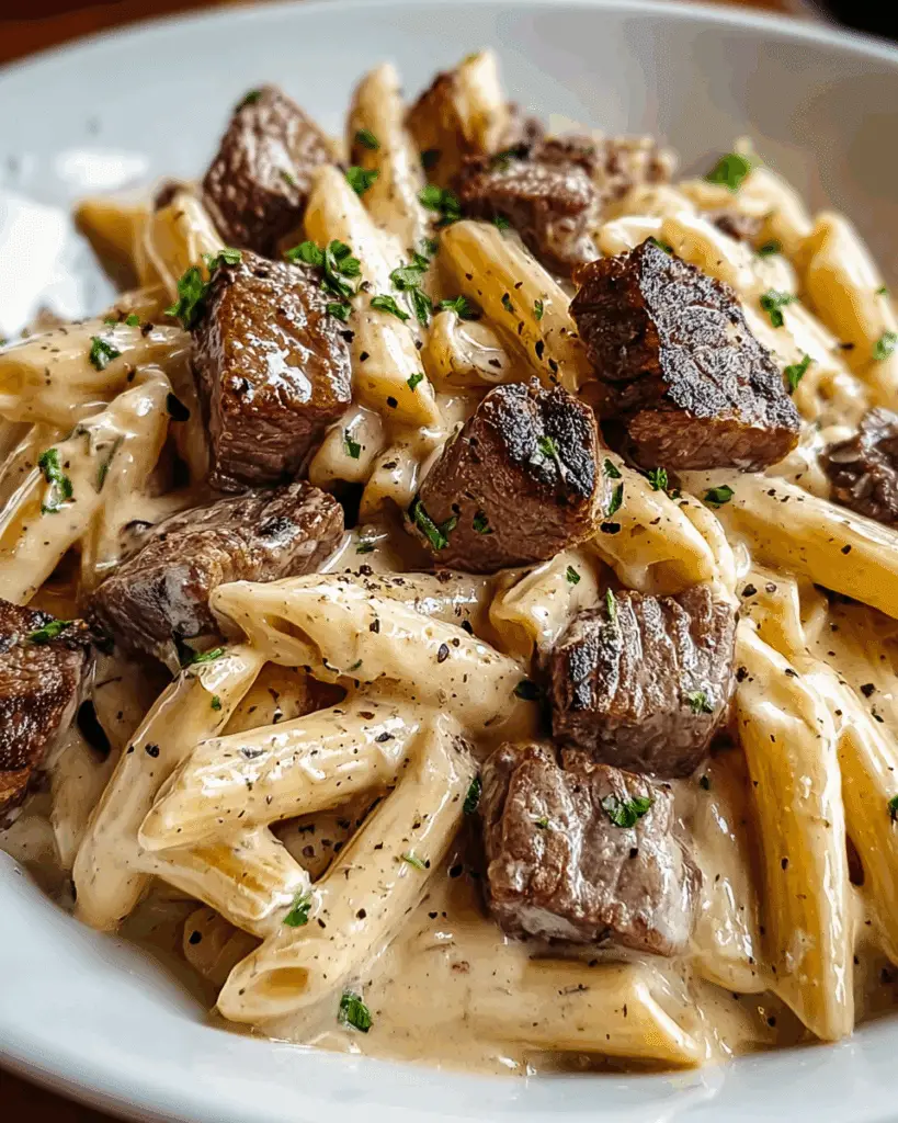 Creamy Steak Pasta Recipe