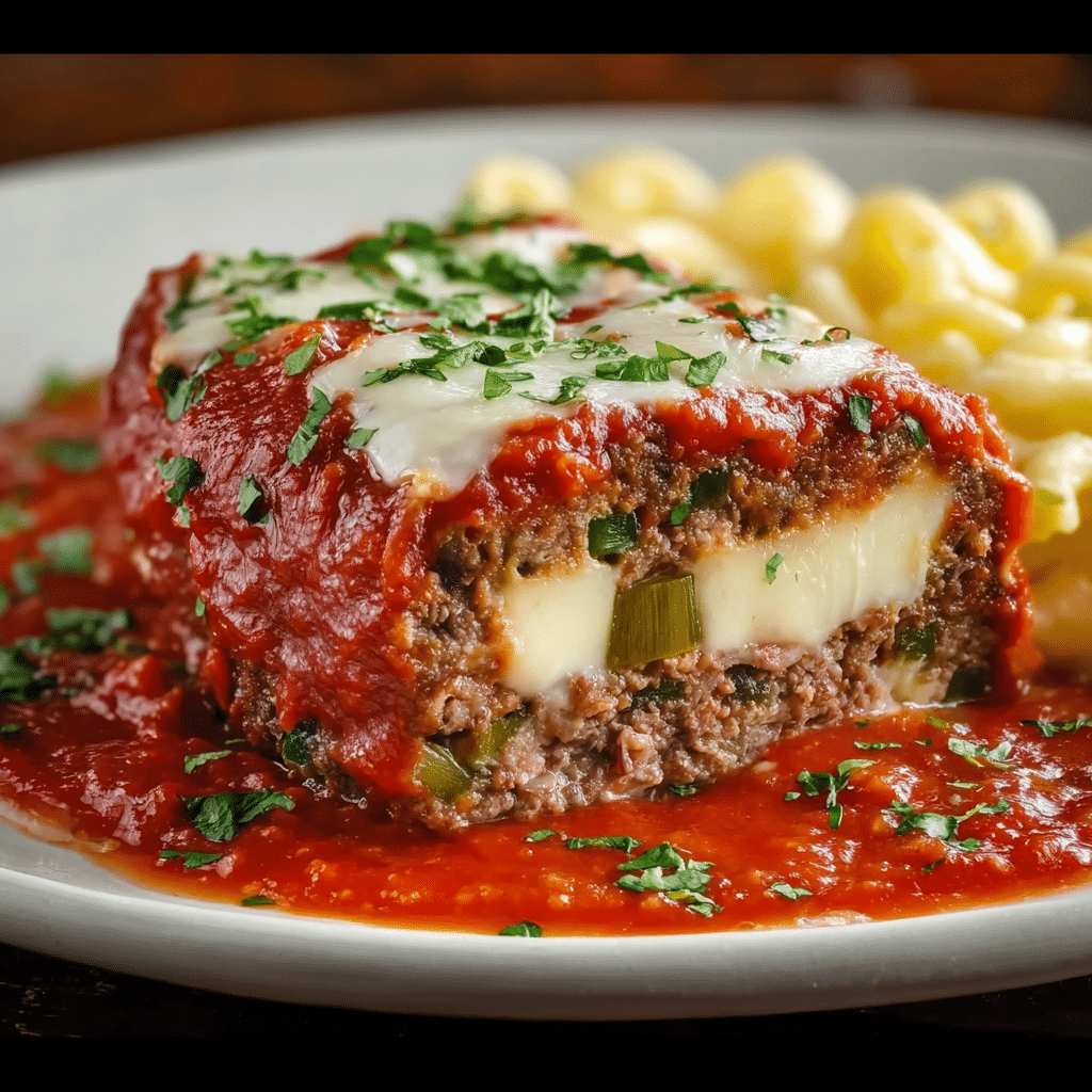 The Best Stuffed Italian Meatloaf Recipe - Recipe Image