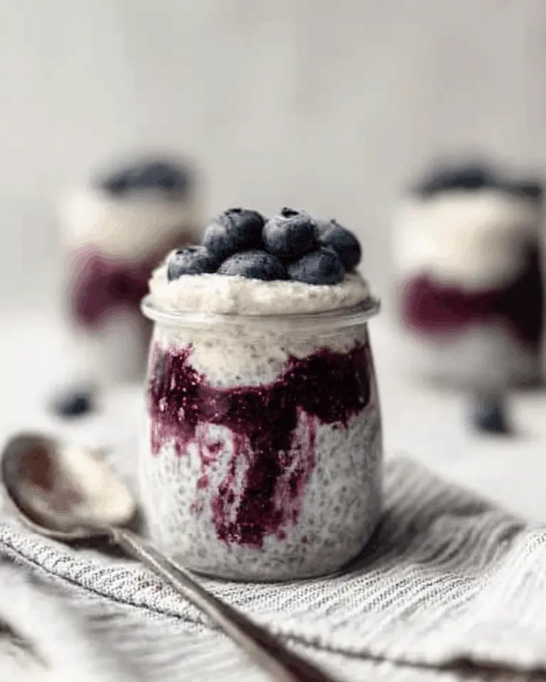 Cheesecake Jars with Berry Compote Recipe