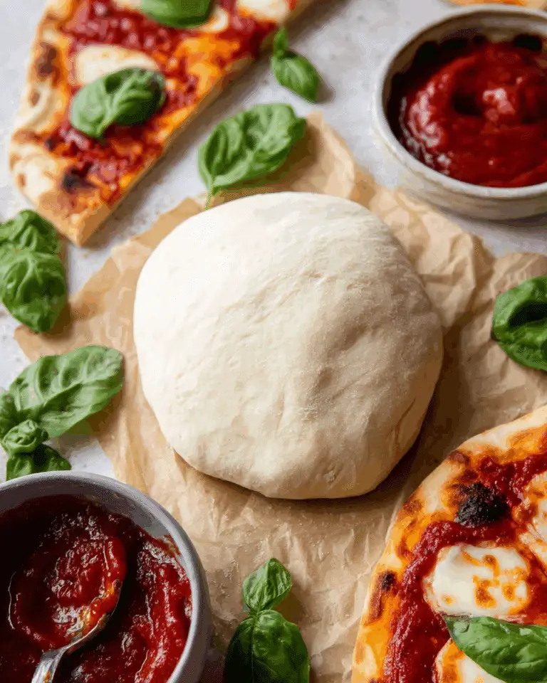 Homemade Pizza Dough (Crisp Outside, Soft Inside) Recipe