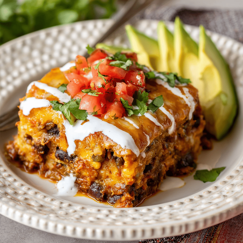 Beef Enchilada Casserole Recipe - Recipe Image